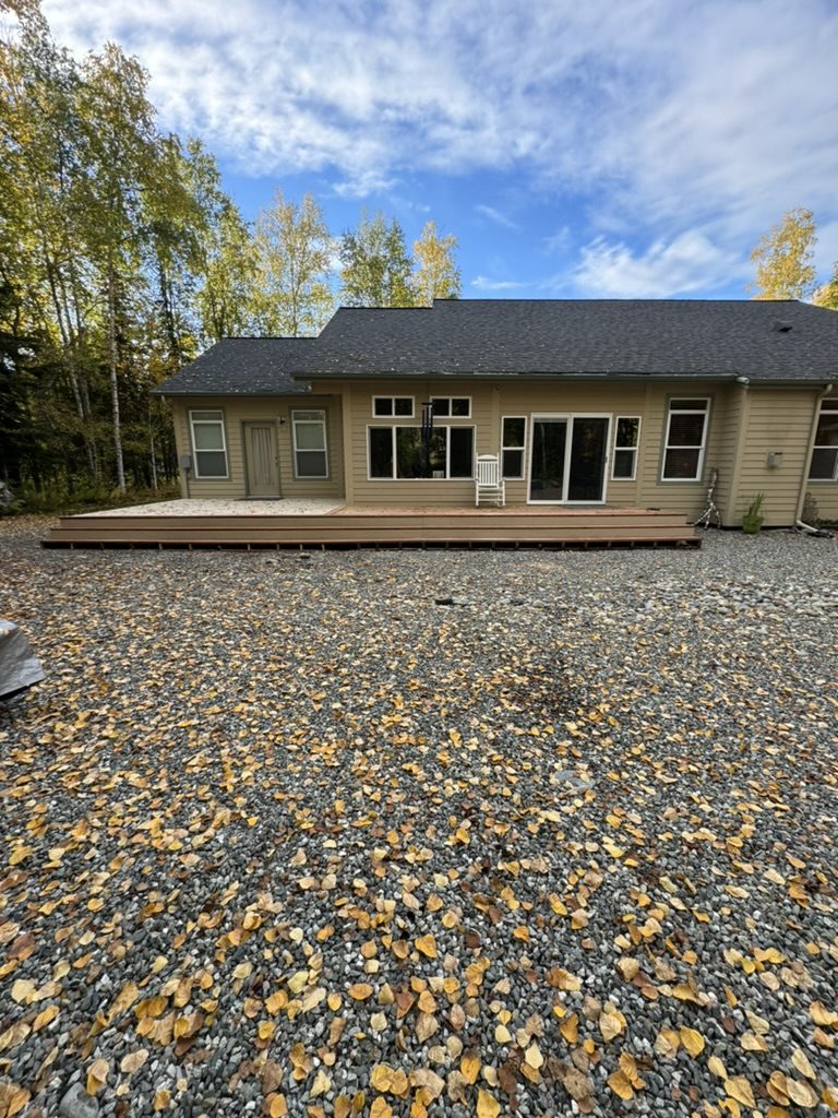 Covered porch converted into a sunroom addition